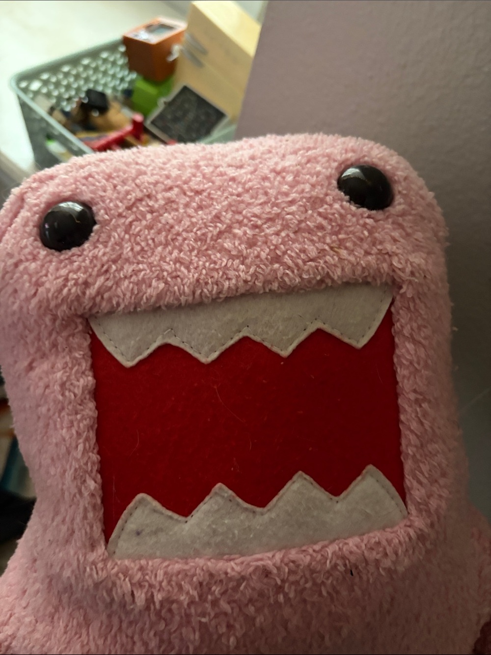 2011 Domo Nanco Plush in Pink - 14 inches tall - Picture 2 of 5